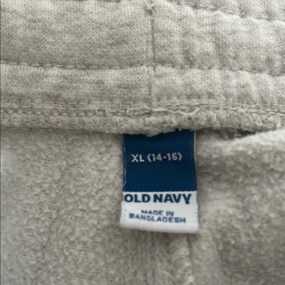 Old Navy Gray Tapered Jogger Sweatpants - Picture 2 of 6
